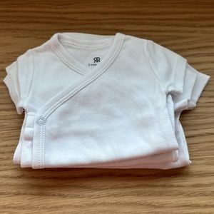 Organic white Onesies - Bundle x 5 - NEW